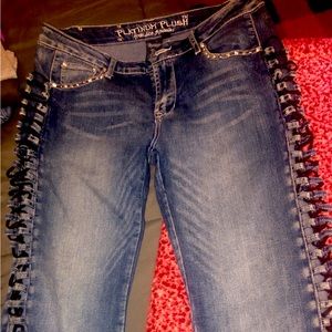 Platinum plush LA bootcut jean size 13